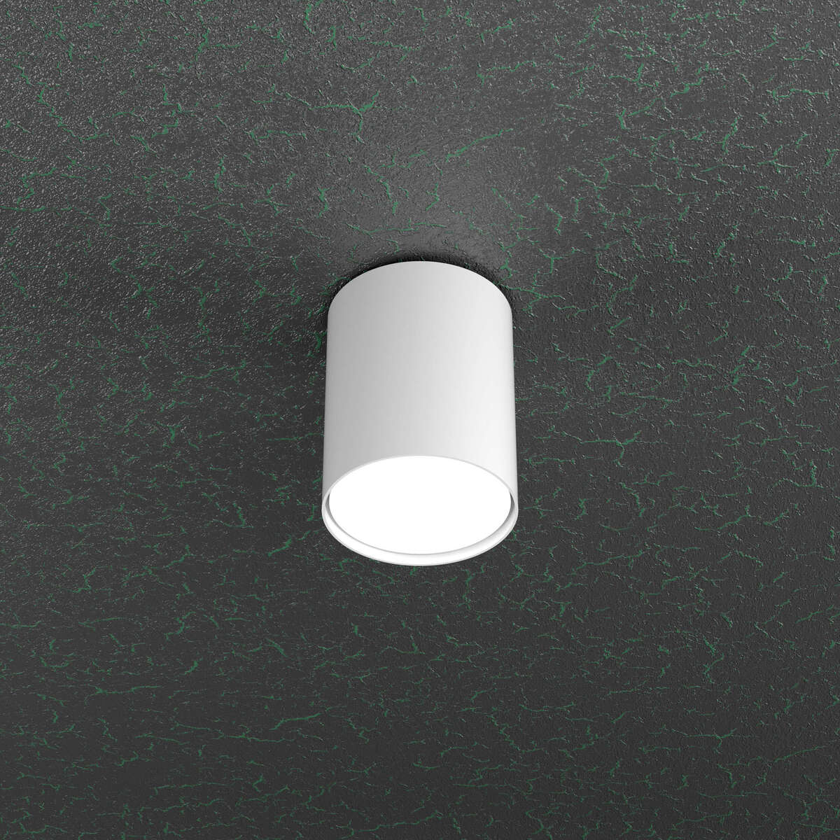 1128/PL10-BI CLOUD PLAFONIERA TUBO H.10 1 LUCE BIANCO