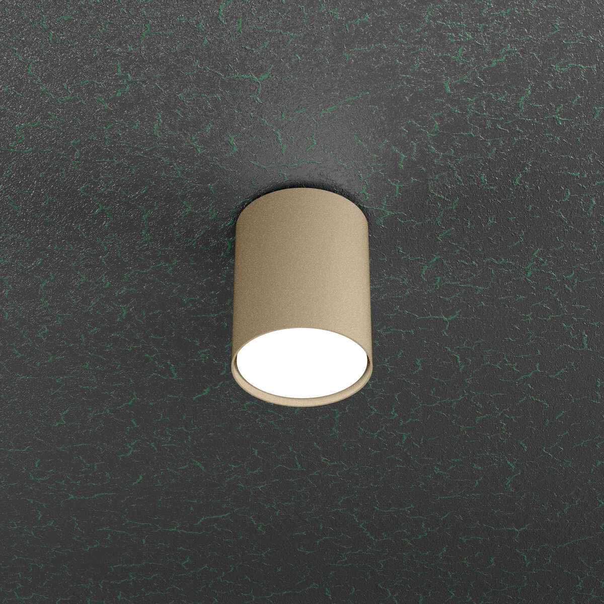 1128/PL10-SA CLOUD PLAFONIERA TUBO H.10 1 LUCE SABBIA