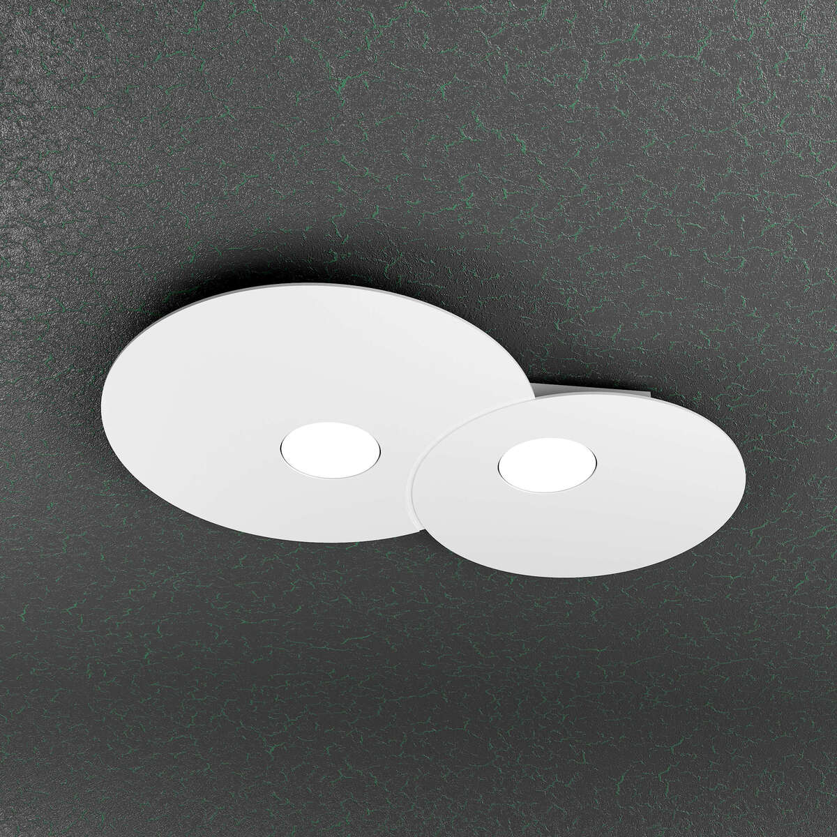 1128/PL2 R-BI CLOUD PLAFONIERA 2 LUCI BIANCO