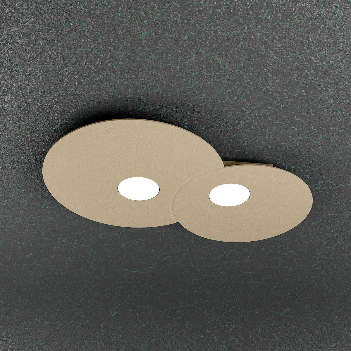 1128/PL2 R-SA CLOUD PLAFONIERA 2 LUCI SABBIA