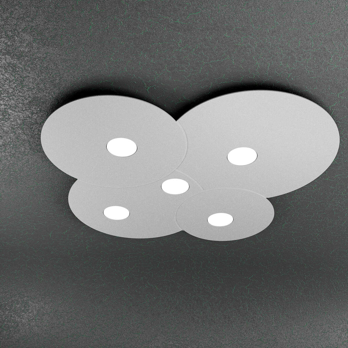 1128/PL5-GR CLOUD PLAFONIERA 5 LUCI GRIGIO