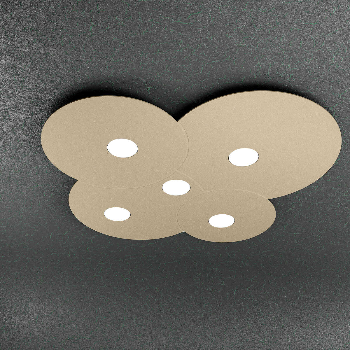 1128/PL5-SA CLOUD PLAFONIERA 5 LUCI SABBIA