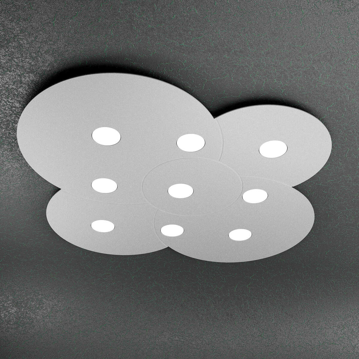 1128/PL9-GR CLOUD PLAFONIERA 9 LUCI GRIGIO