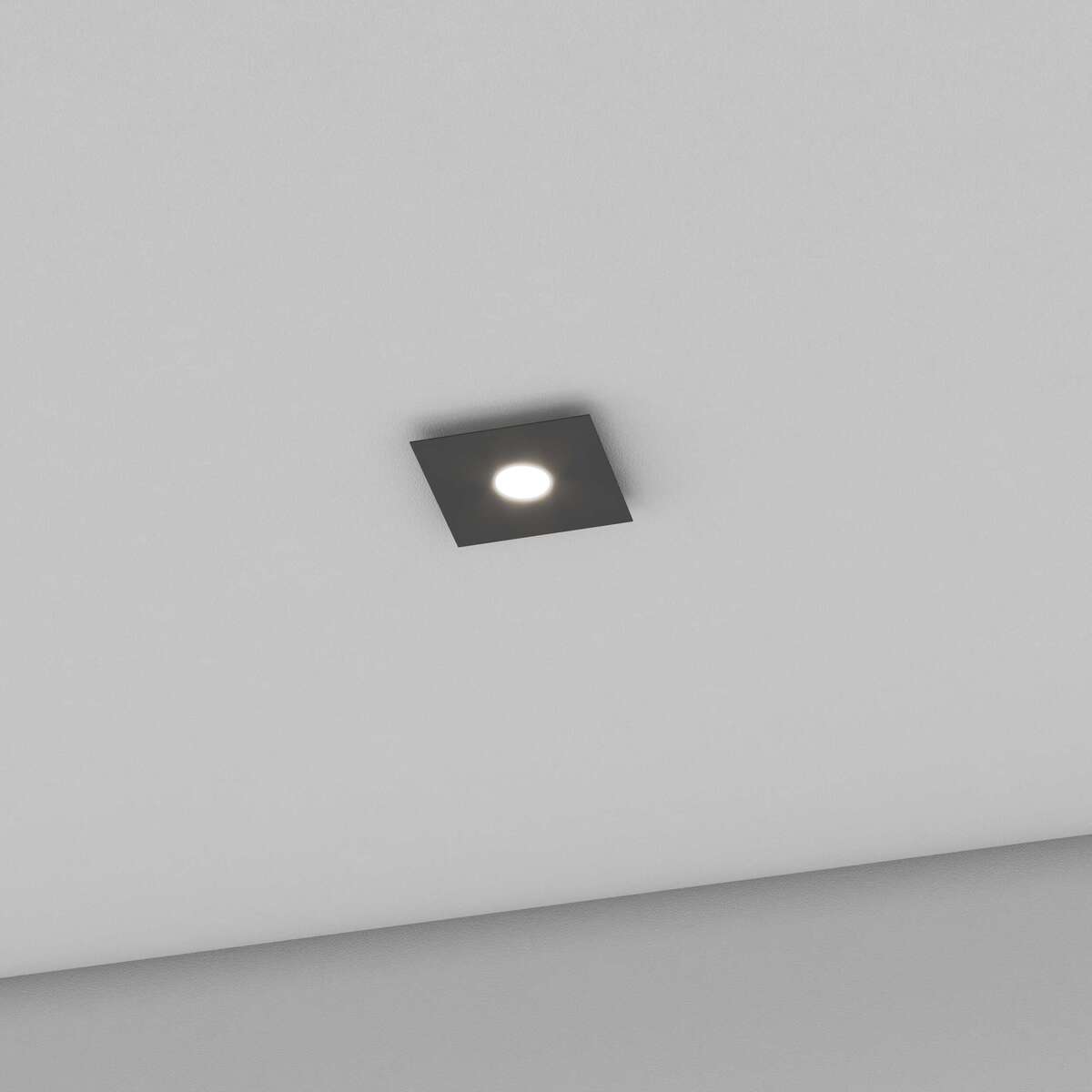 1129/PL1-GA PLATE PLAFONIERA 1 LUCE GRIGIO ANTRACITE