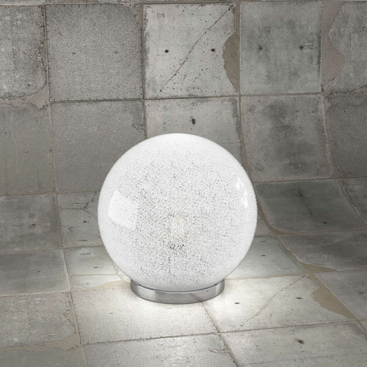 GLITTER LAMPADA DA TAVOLO D.25 CM. 1 LUCE