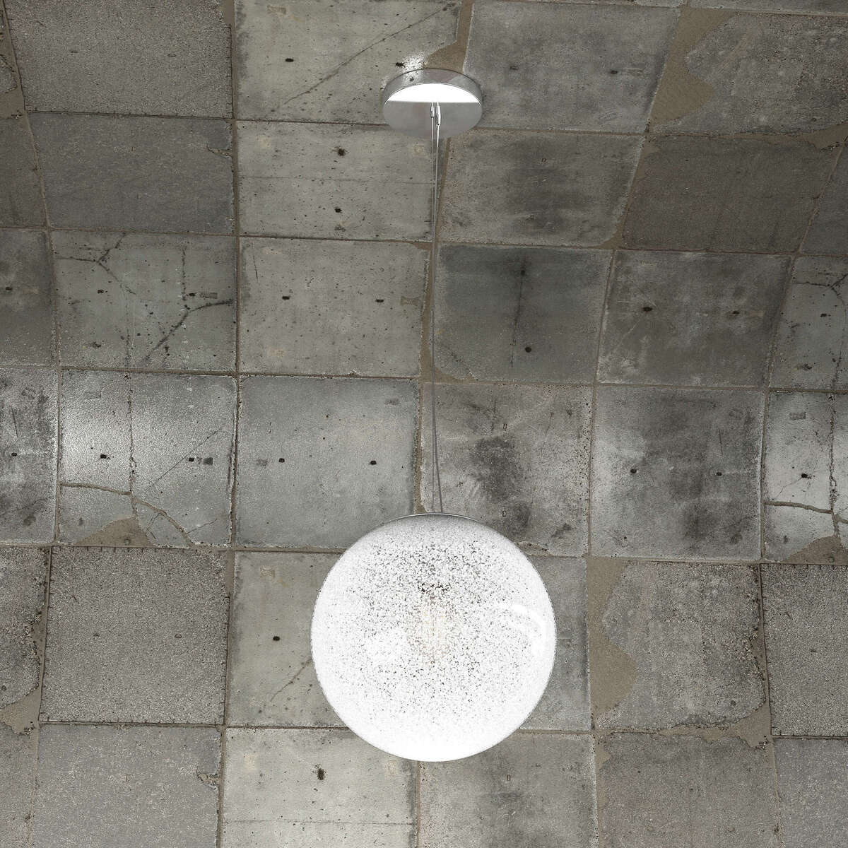 1135/S20 GLITTER SOSPENSIONE 1 LUCE D.20 CM.