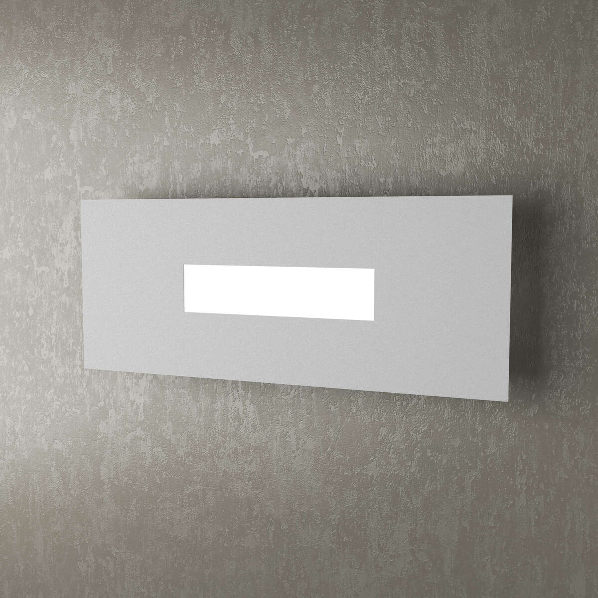 WALLY APPLIQUE/PLAFONIERA 40 CM. 1 LUCE GRIGIO