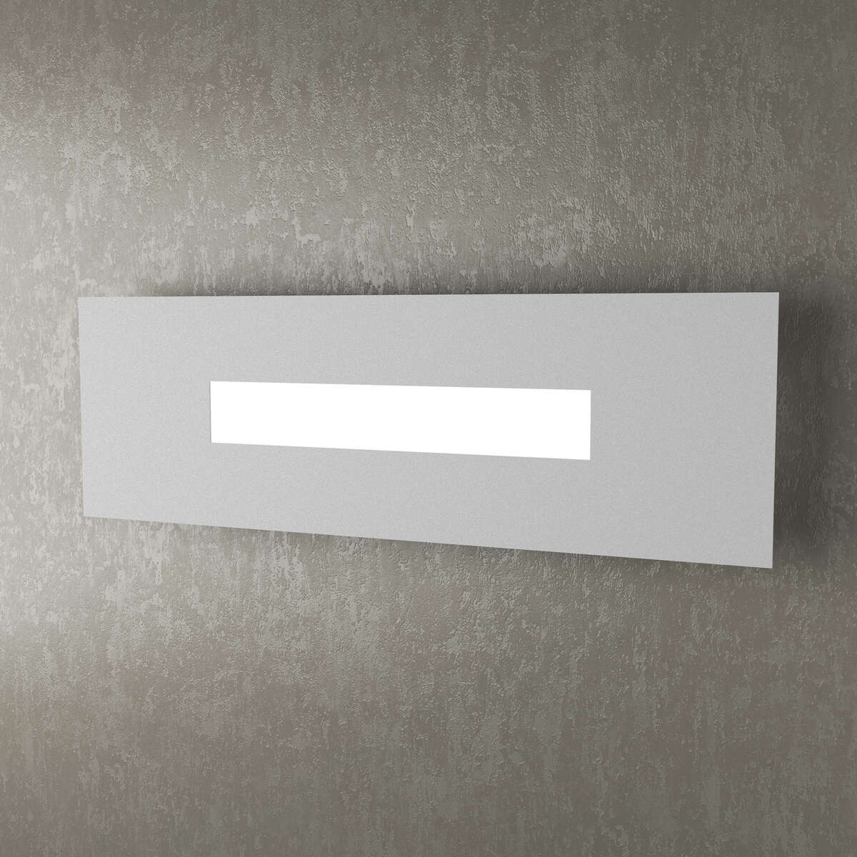 WALLY APPLIQUE/PLAFONIERA 50 CM. 1 LUCE GRIGIO