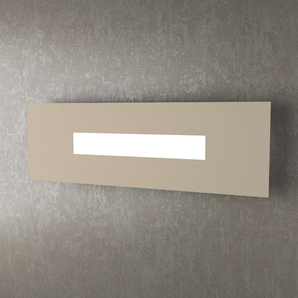 WALLY APPLIQUE/PLAFONIERA 50 CM. 1 LUCE SABBIA