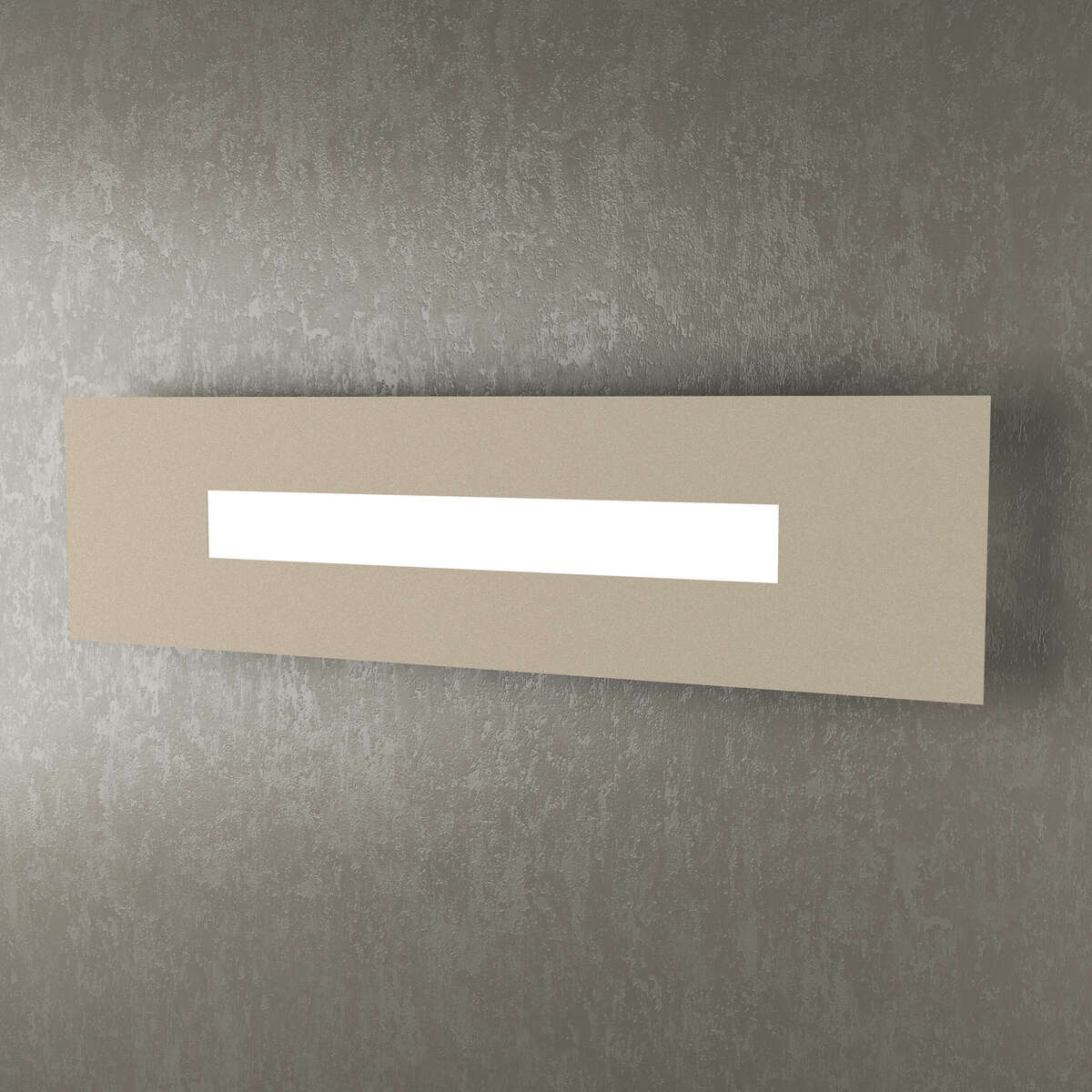 1138/60-SA WALLY APPLIQUE/PLAFONIERA 60 CM. 1 LUCE SABBIA