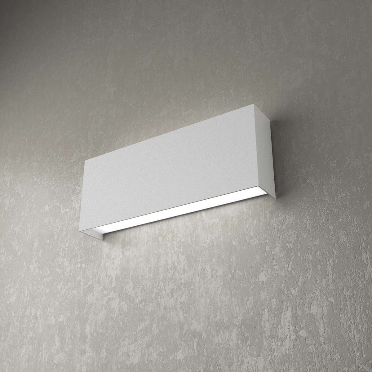 1138/A30-GR WALLY APPLIQUE 30 CM. 2 LUCI GRIGIO