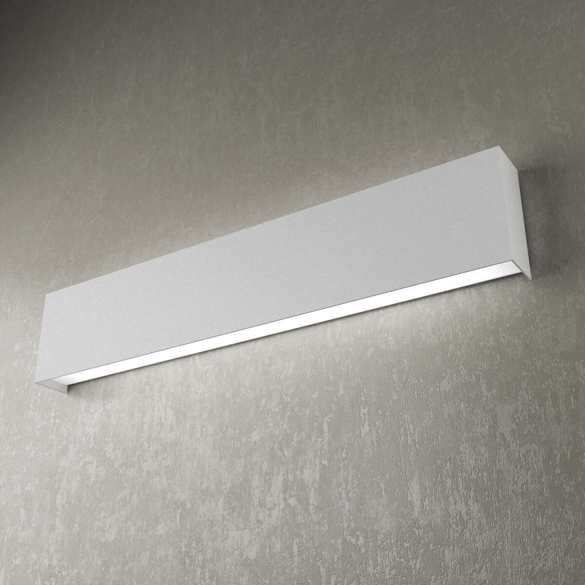 1138/A60-GR WALLY APPLIQUE 60 CM. 2 LUCI GRIGIO