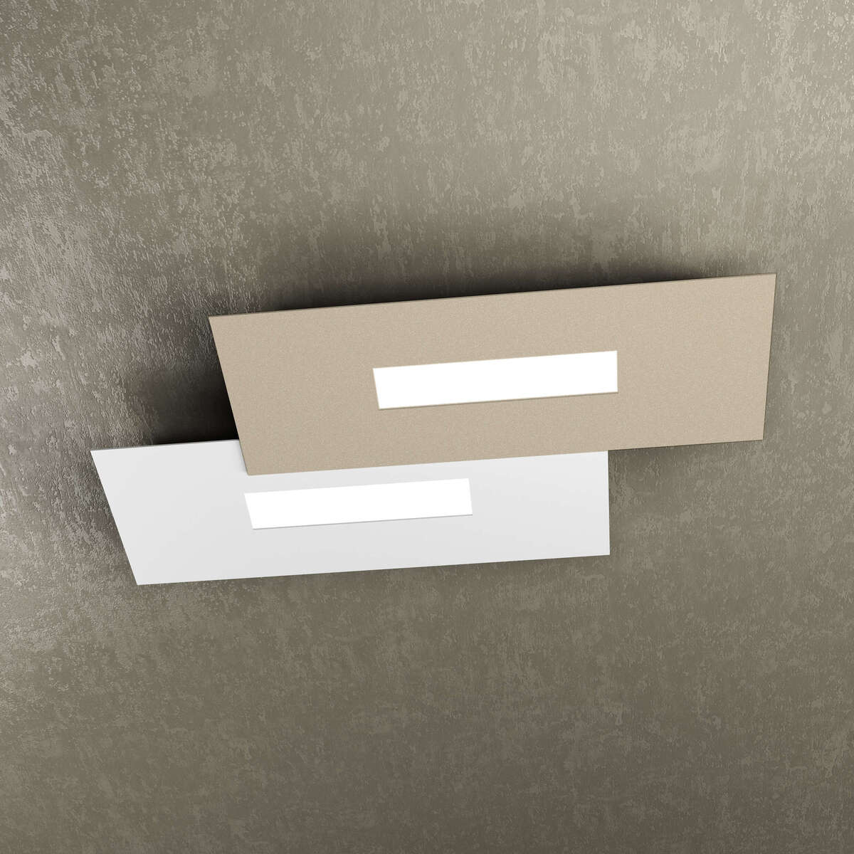 1138/M1-BS WALLY APPLIQUE/PLAFONIERA 2 LUCI(COMPOSTO DA 1138/40-BI+1138/40-SA)