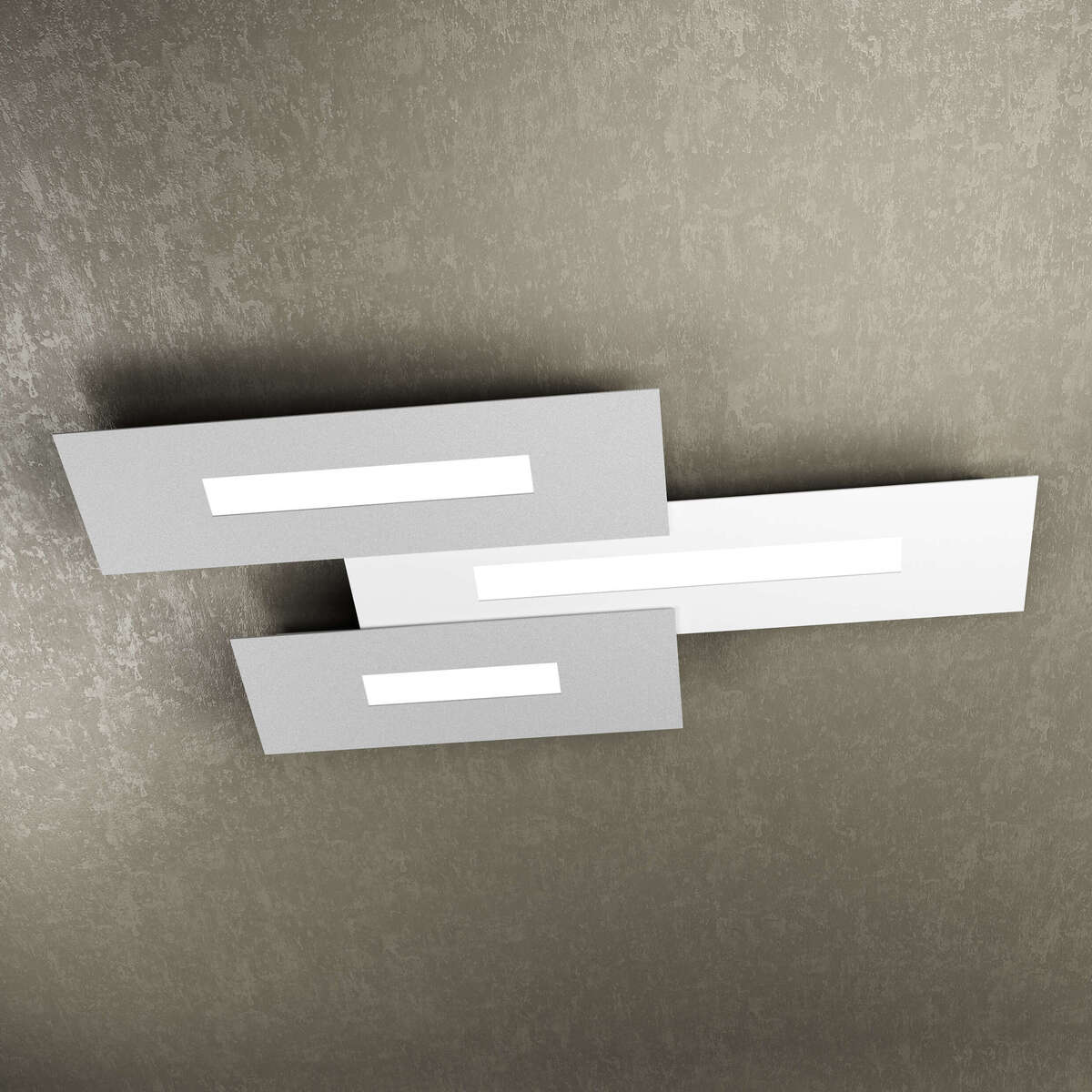1138/M3-BG WALLY APPLIQUE/PLAFONIERA 3 LUCI(COMPOSTO DA 1138/40-GR+1138/50-GR+1138/60-BI)