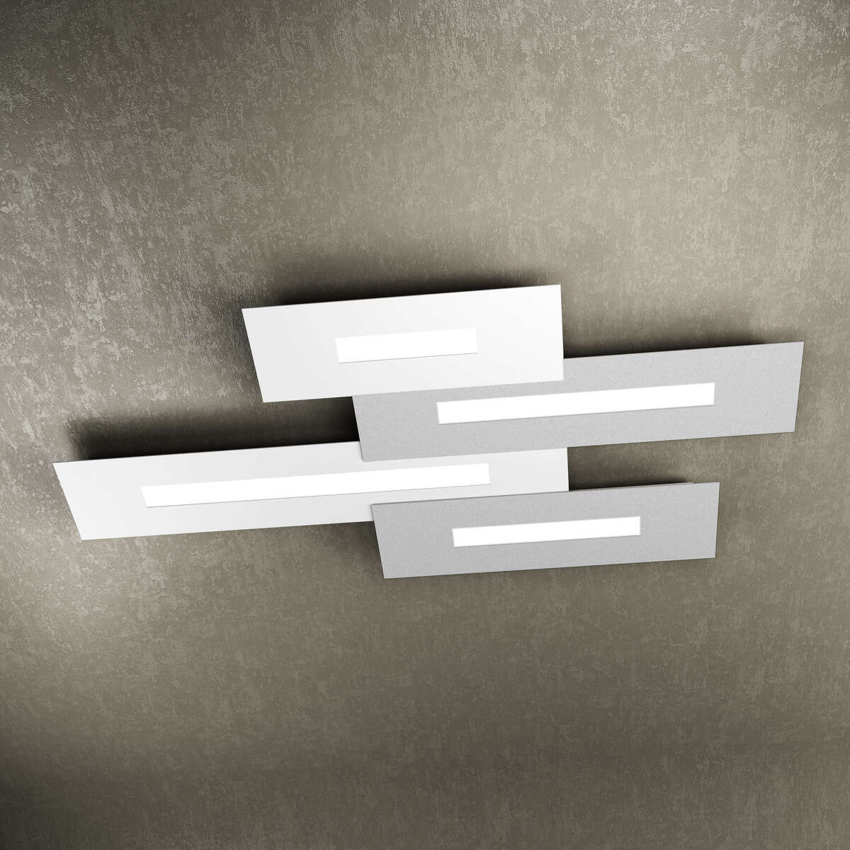1138/M4-BG WALLY APPLIQUE/PLAFONIERA 4 LUCI(COMPOSTO DA 1138/40-BI+1138/50-GR+1138/60-GR+1138/70-BI)