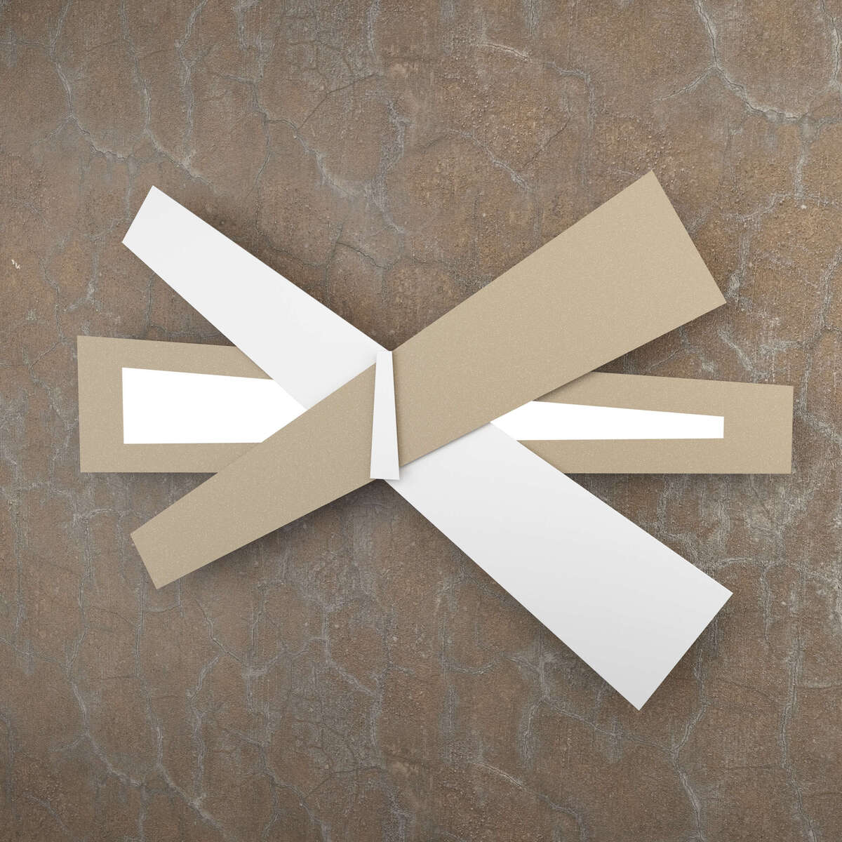 1139/A85-BS RIBBON APPLIQUE D.85 CM. 2 LUCI BIANCO/SABBIA