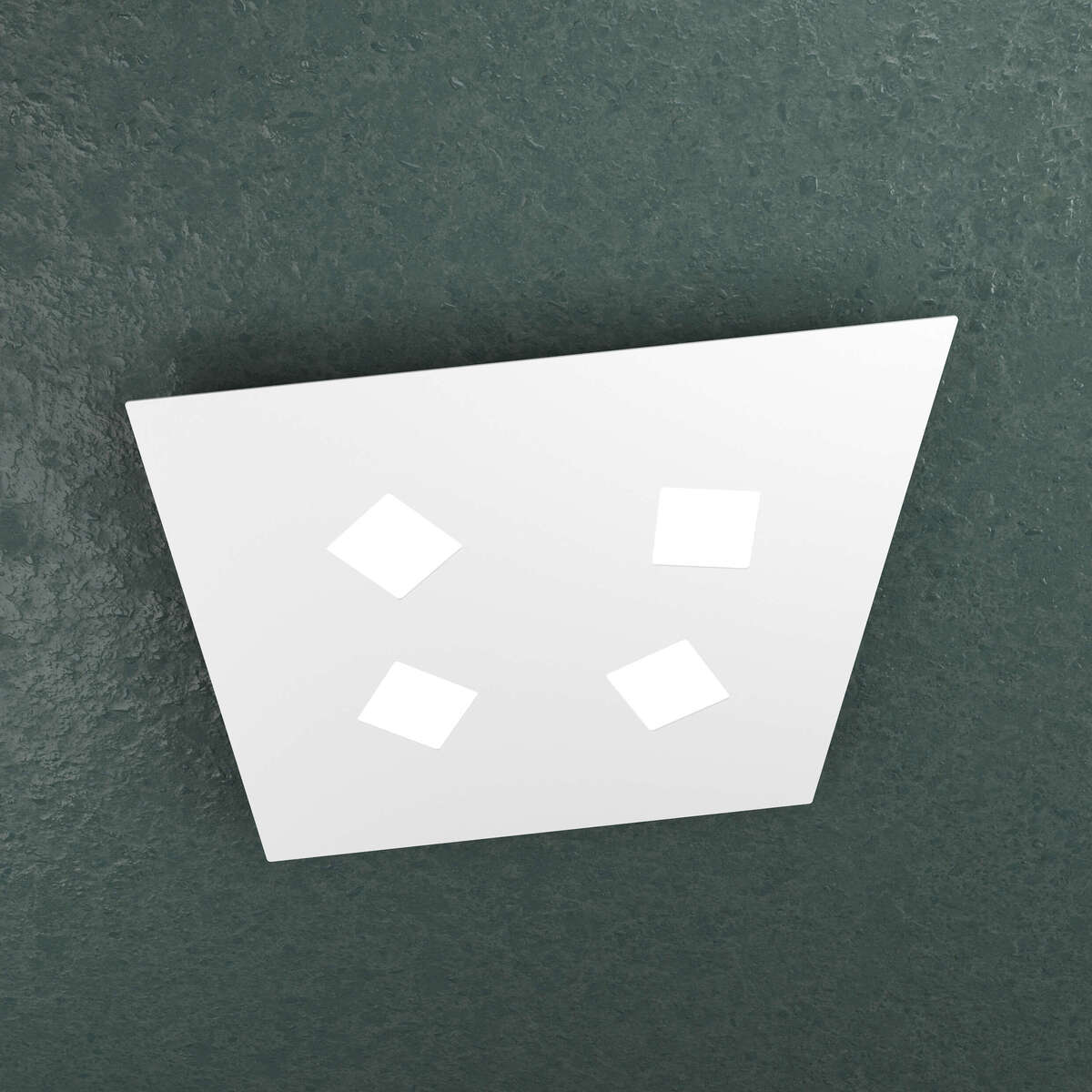 NOTE APPLIQUE/PLAFONIERA 4 LUCI BIANCO