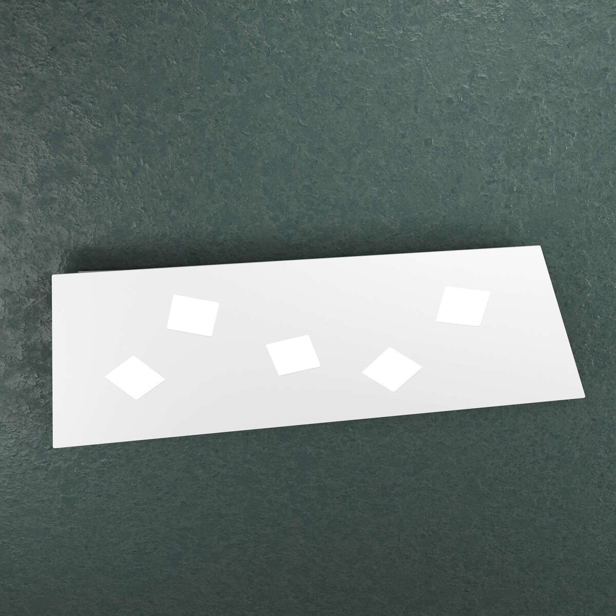 NOTE APPLIQUE/PLAFONIERA 5 LUCI BIANCO