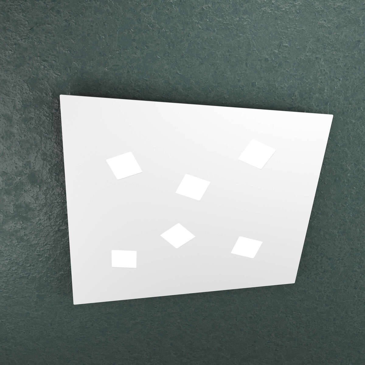1140/6-BI NOTE APPLIQUE/PLAFONIERA 6 LUCI BIANCO