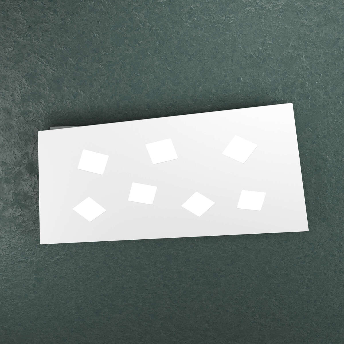 1140/7-BI NOTE APPLIQUE/PLAFONIERA 7 LUCI BIANCO