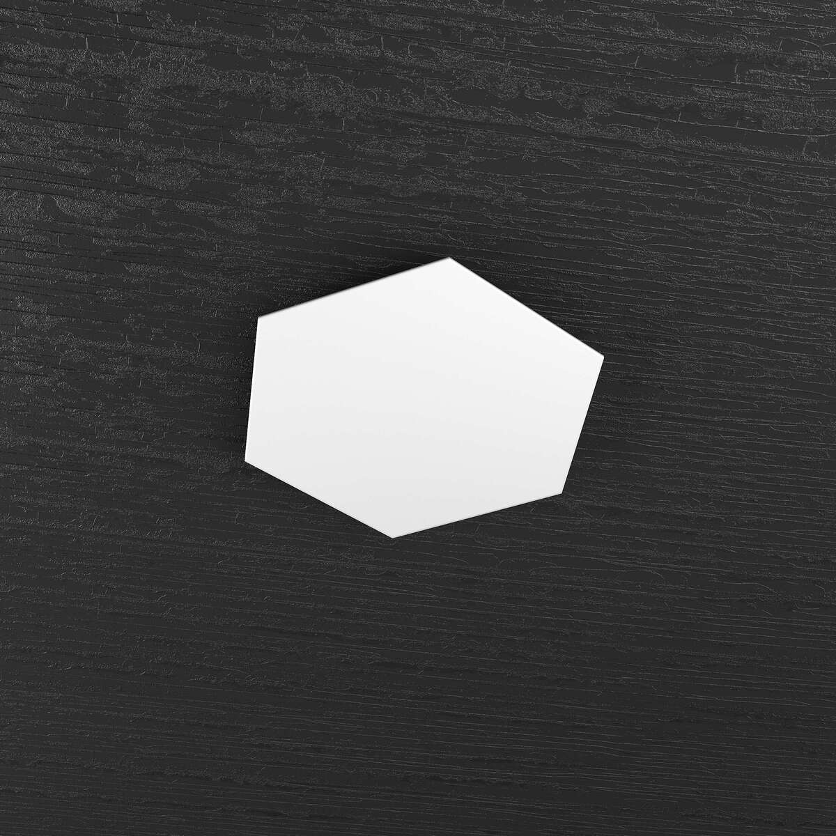 HEXAGON APPLIQUE/PLAFONIERA DECORATIVO BIANCO