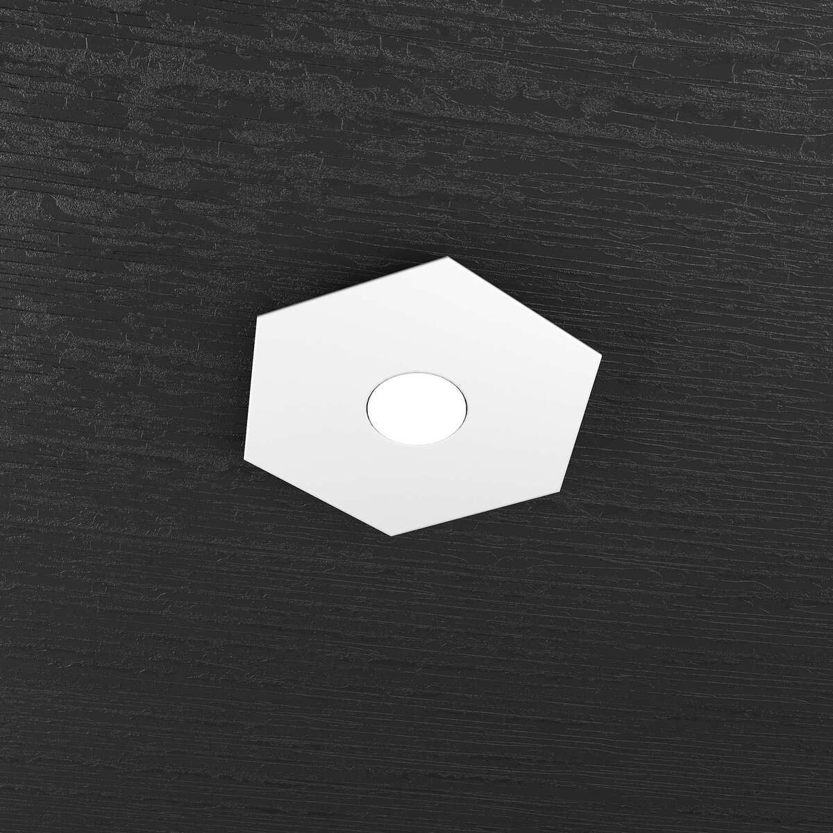 1142/1L-BI HEXAGON APPLIQUE/PLAFONIERA 1 LUCE BIANCO