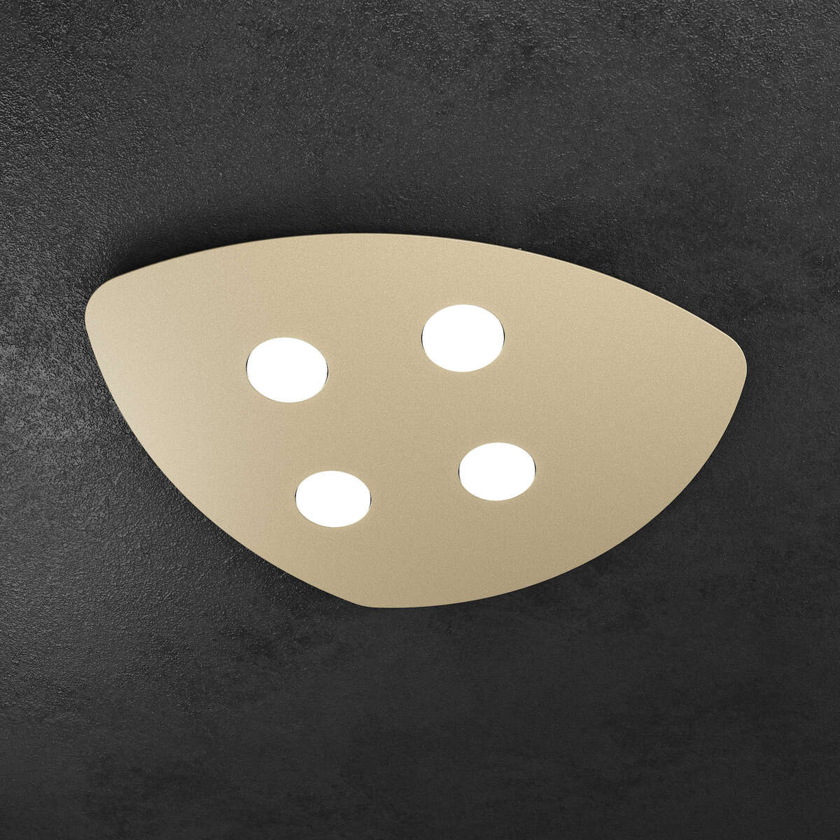 1143/4-SA SHAPE APPLIQUE/PLAFONIERA 4 LUCI SABBIA