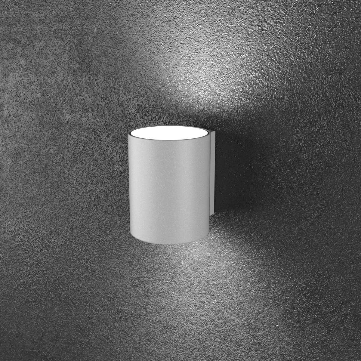 1143/AP-GR SHAPE APPLIQUE PICCOLA 2 LUCI GRIGIO