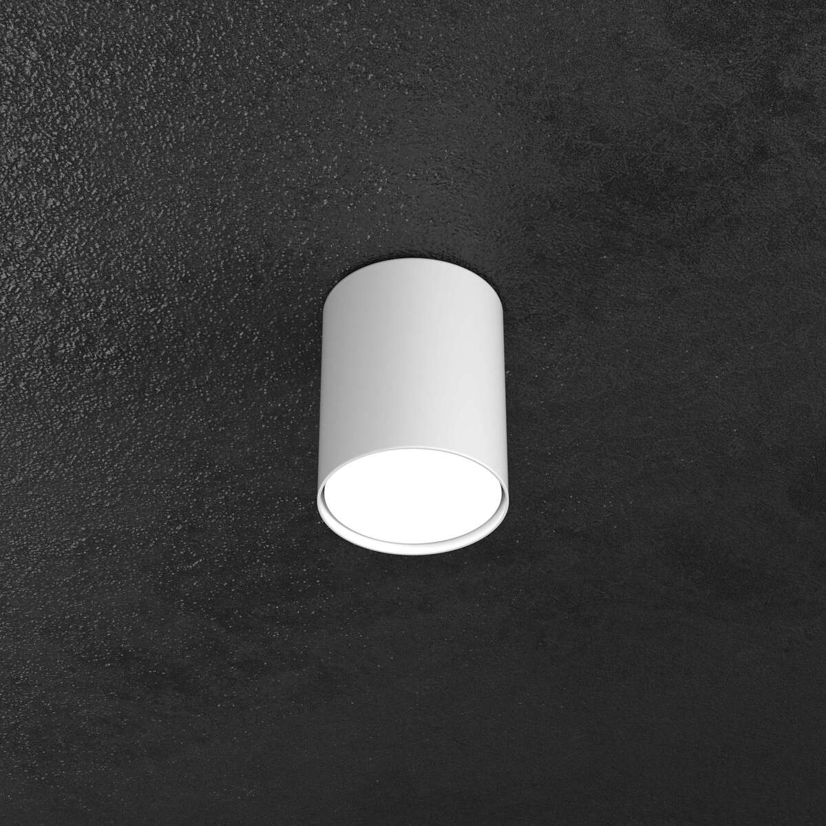1143/PL10-BI SHAPE PLAFONIERA TUBO H.10 1 LUCE BIANCO