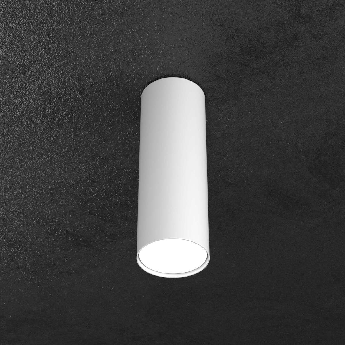 1143/PL25-BI SHAPE PLAFONIERA TUBO H.25 1 LUCE BIANCO