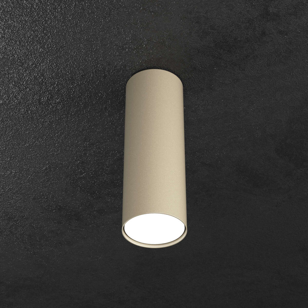 1143/PL25-SA SHAPE PLAFONIERA TUBO H.25 1 LUCE SABBIA