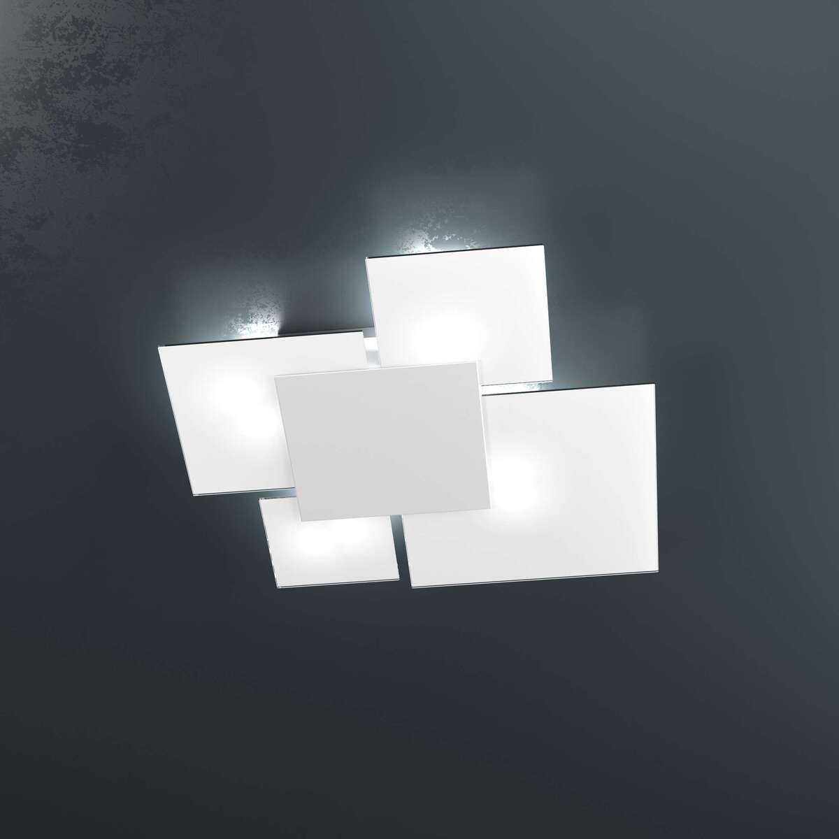 UPGRADE/70 APPLIQUE/PLAFONIERA 4 LUCI BIANCO