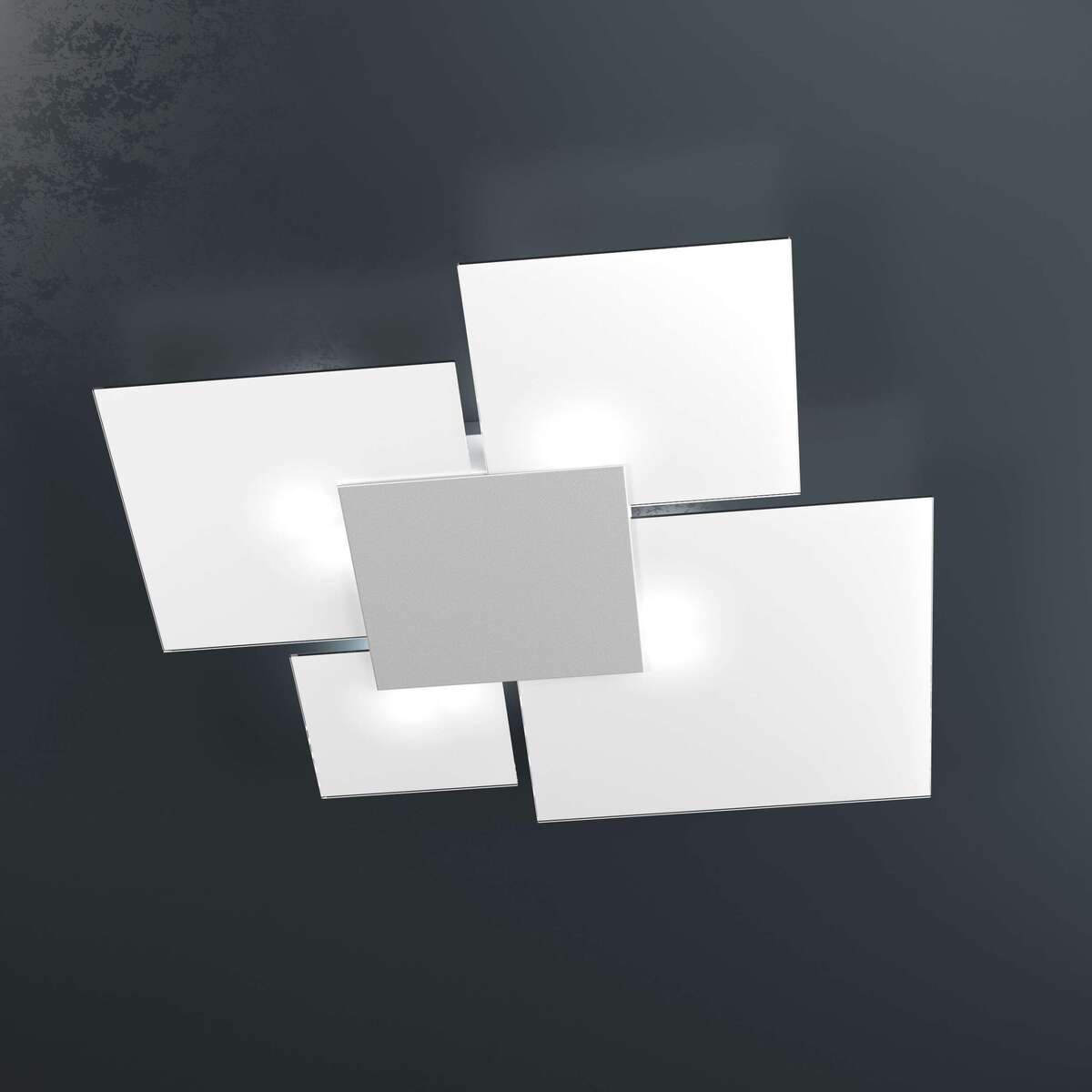 1148/90-GR UPGRADE/90 APPLIQUE/PLAFONIERA 4 LUCI GRIGIO