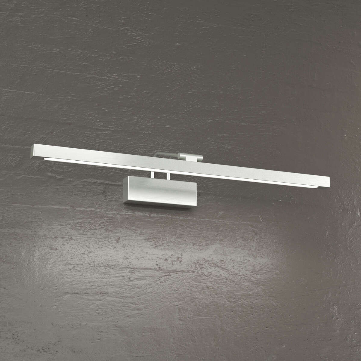 FLEXA APPLIQUE GRANDE LUCE NATURALE NICKEL SATINATO