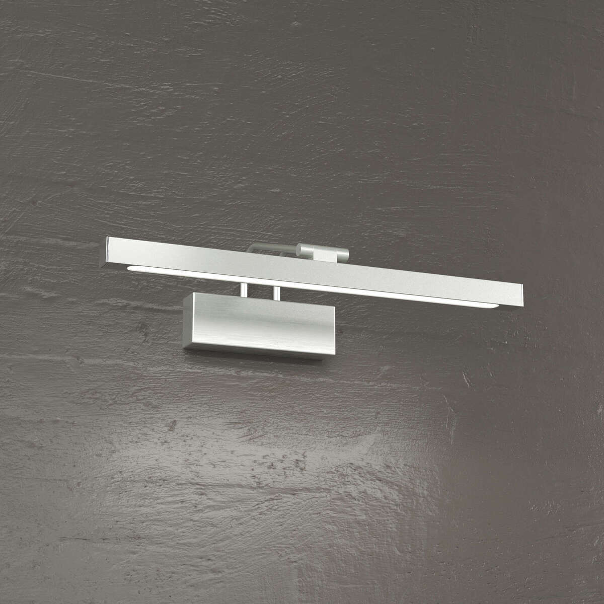FLEXA APPLIQUE PICCOLA LUCE CALDA NICKEL SATINATO