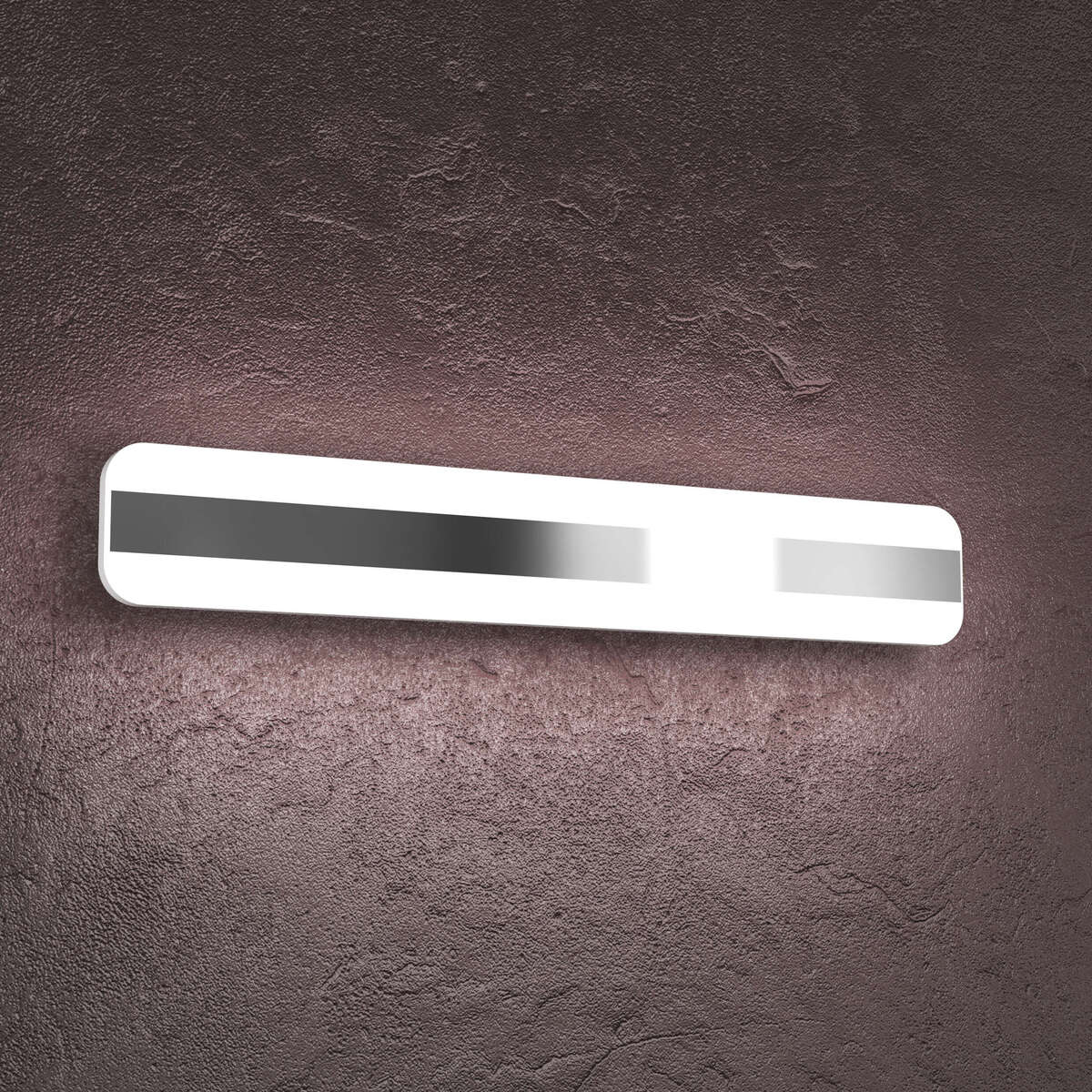 1151/AG C-CR PLEXI APPLIQUE GRANDE LUCE CALDA CROMO