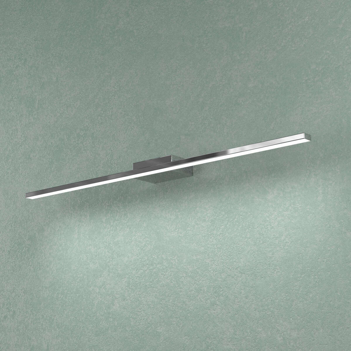 1154/AM C-CR LINE APPLIQUE MEDIA LUCE CALDA CROMO