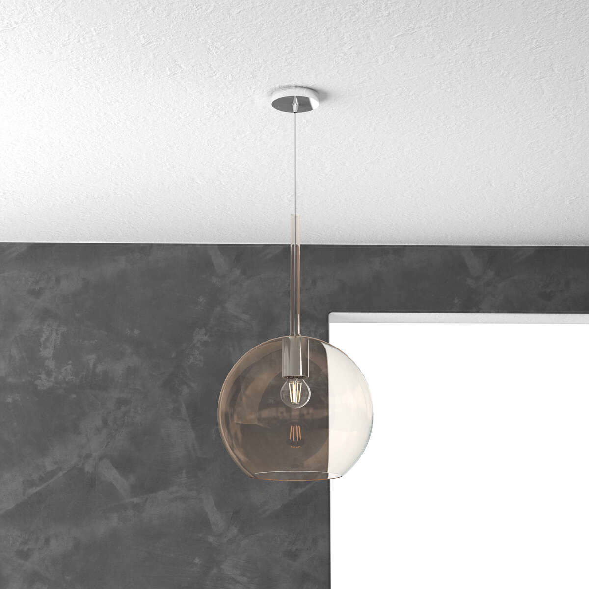 1155CR/SG-AM FUTURE SOSP. CROMO 1 LUCE GRANDE AMBRA