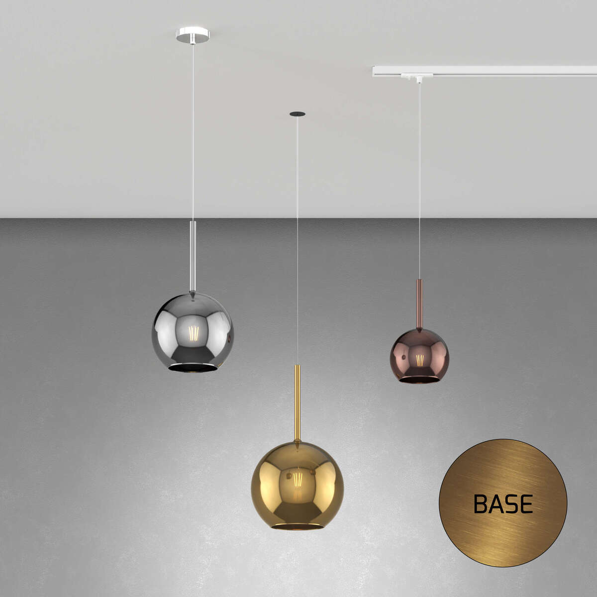 1155INCOS/SG-OR FUTURE SOSP. 1 LUCE GRANDE ORO E ROSONE DA INCASSO OTTONE SAT.