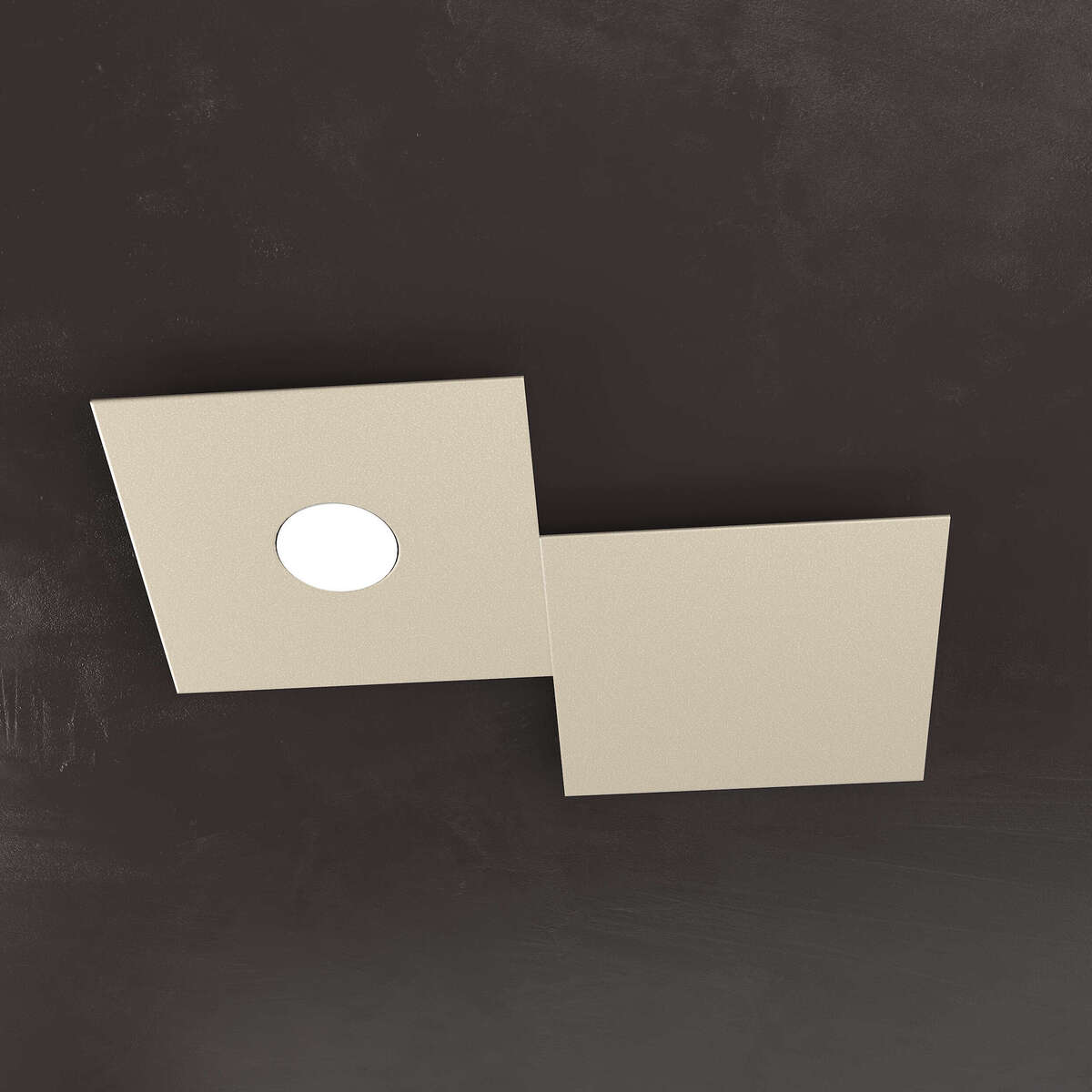 1156/1L1D-SA ECCENTRIC APPLIQUE/PLAFONIERA 1 LUCE + 1 DECORATIVO SABBIA