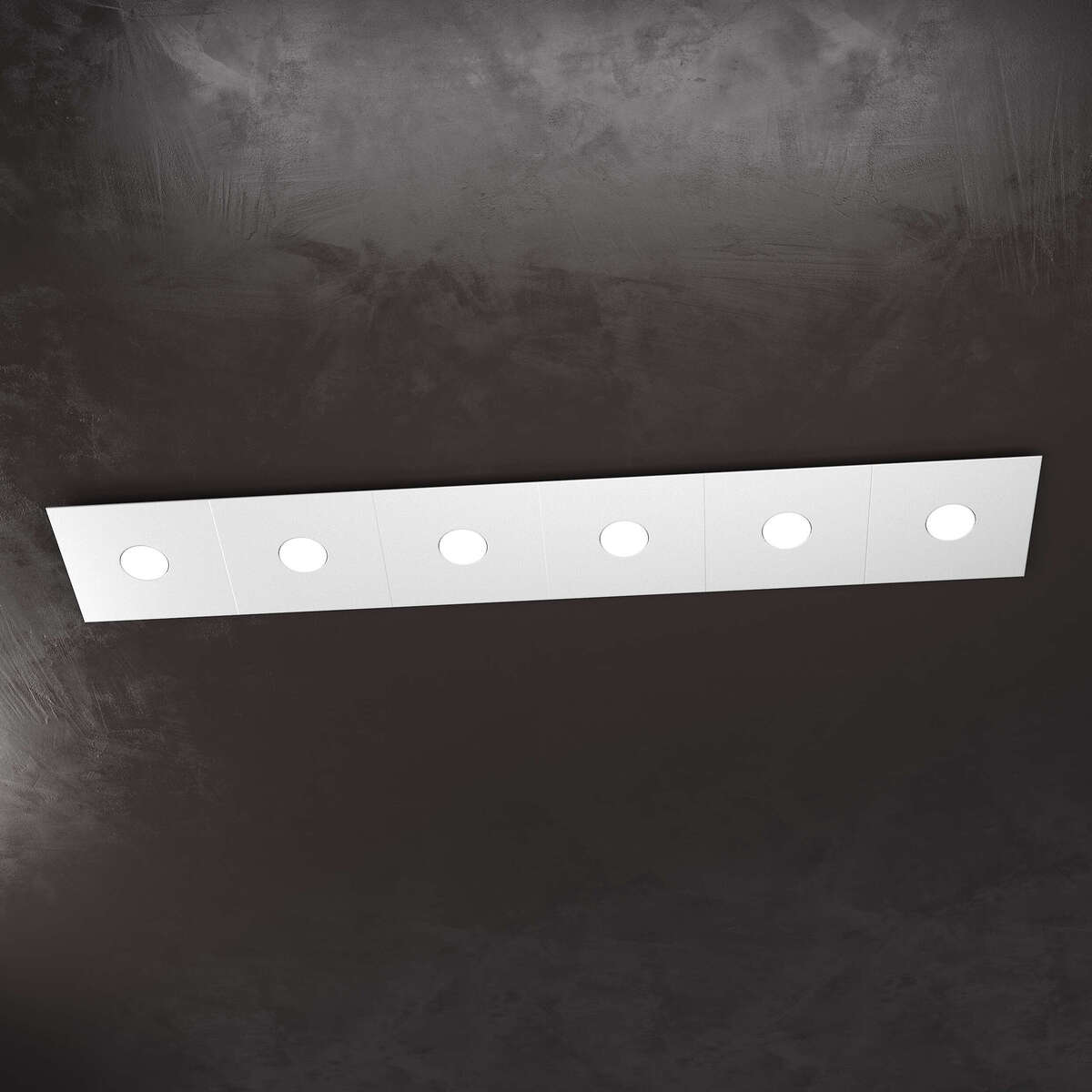 1156/6L-GR ECCENTRIC APPLIQUE/PLAFONIERA 6 LUCI GRIGIO