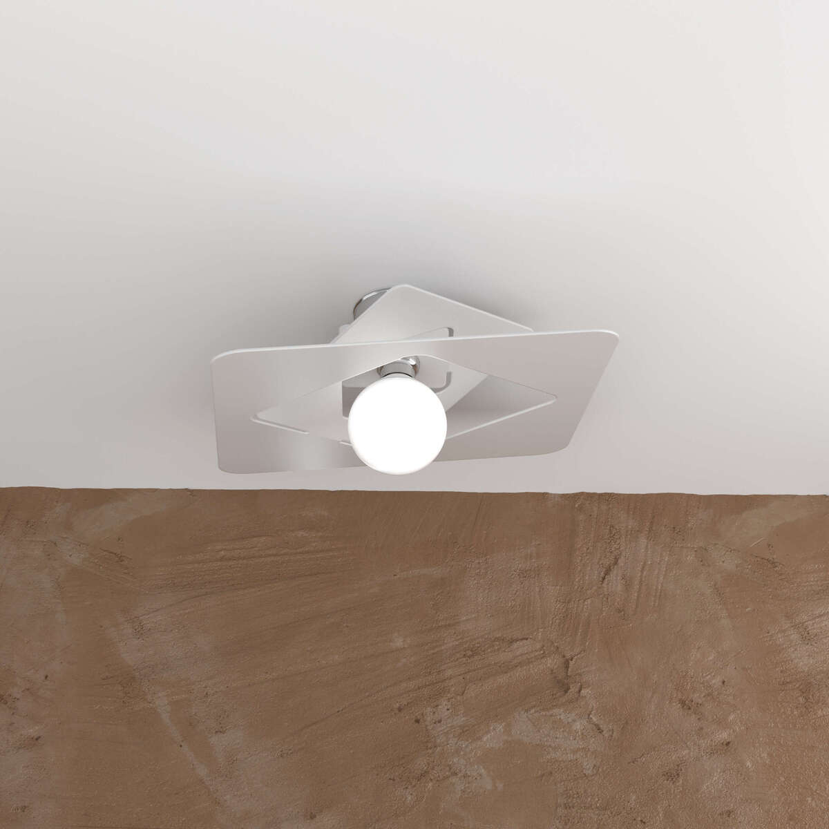 WACKY PLAFONIERA 45 CM. 1 LUCE BIANCO