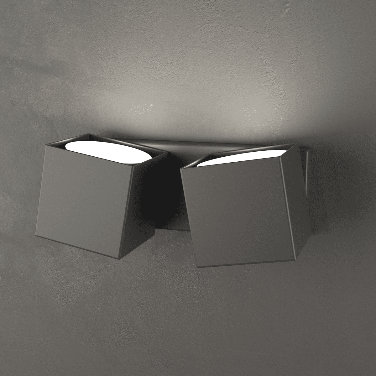 ROTATION APPLIQUE 2 LUCI GRIGIO ANTRACITE