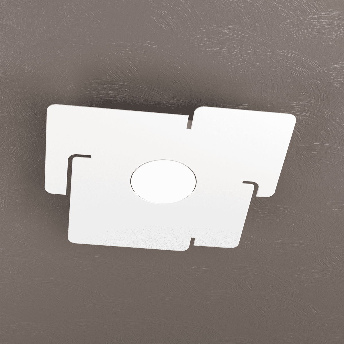 ECHO APPLIQUE/PLAFONIERA 1 LUCE BIANCO