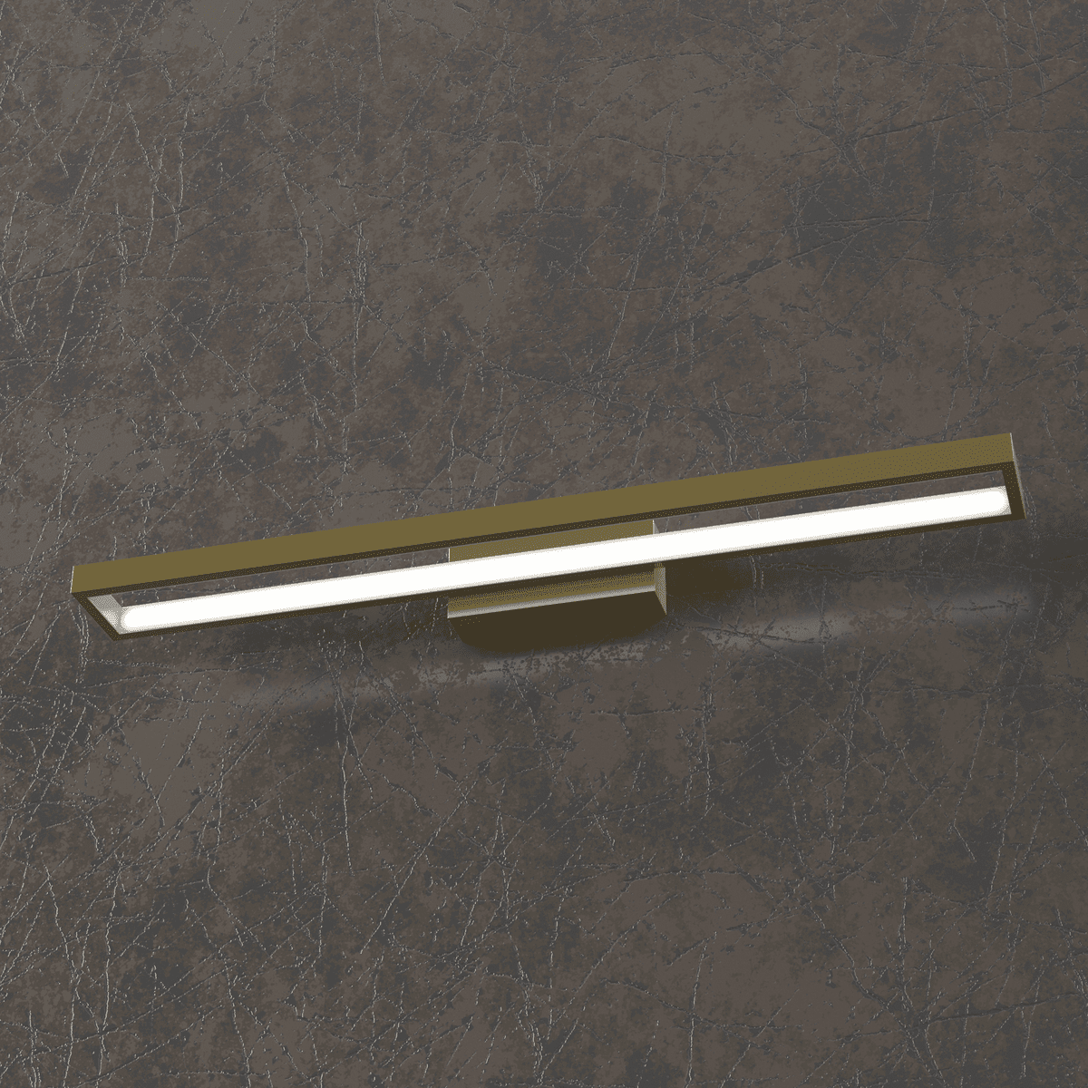 1162/AG-OB FOUR SQUARES APPLIQUE GRANDE ORO BRUNITO VERNICIATO