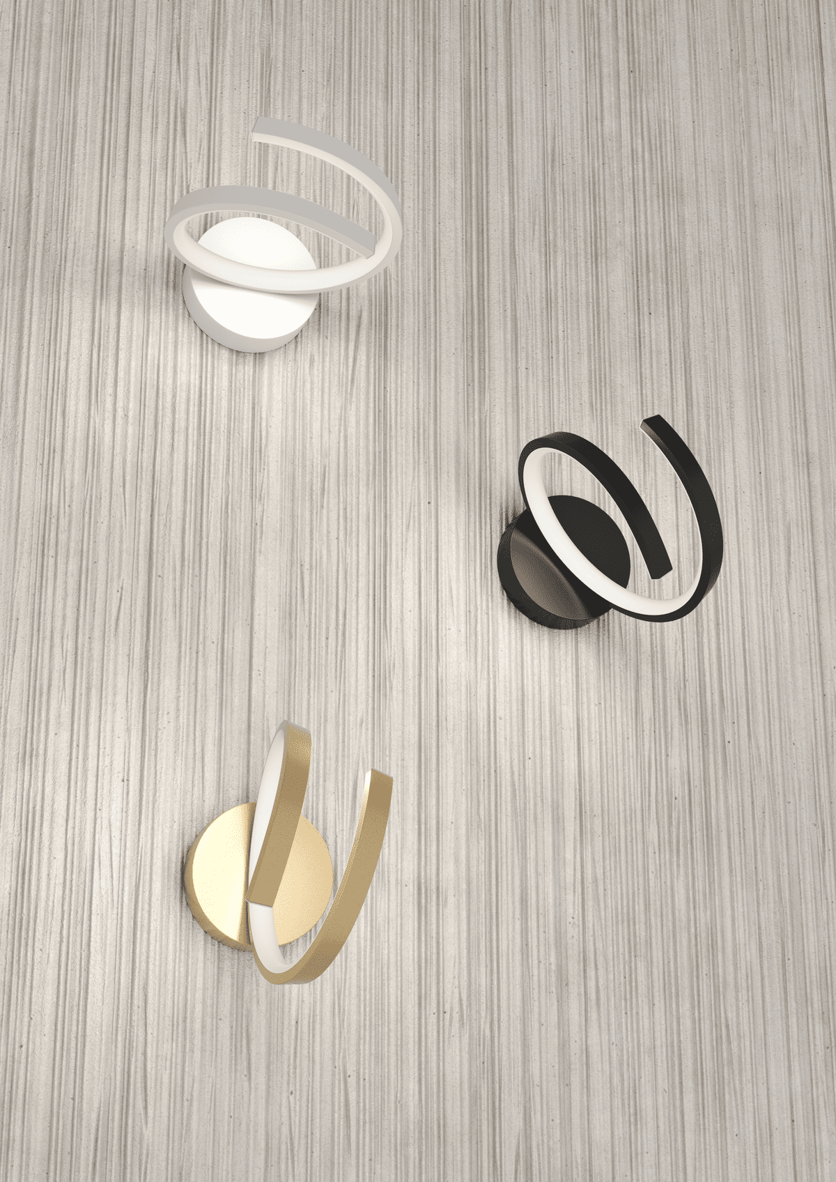 TORNADO APPLIQUE ROUND BIANCO