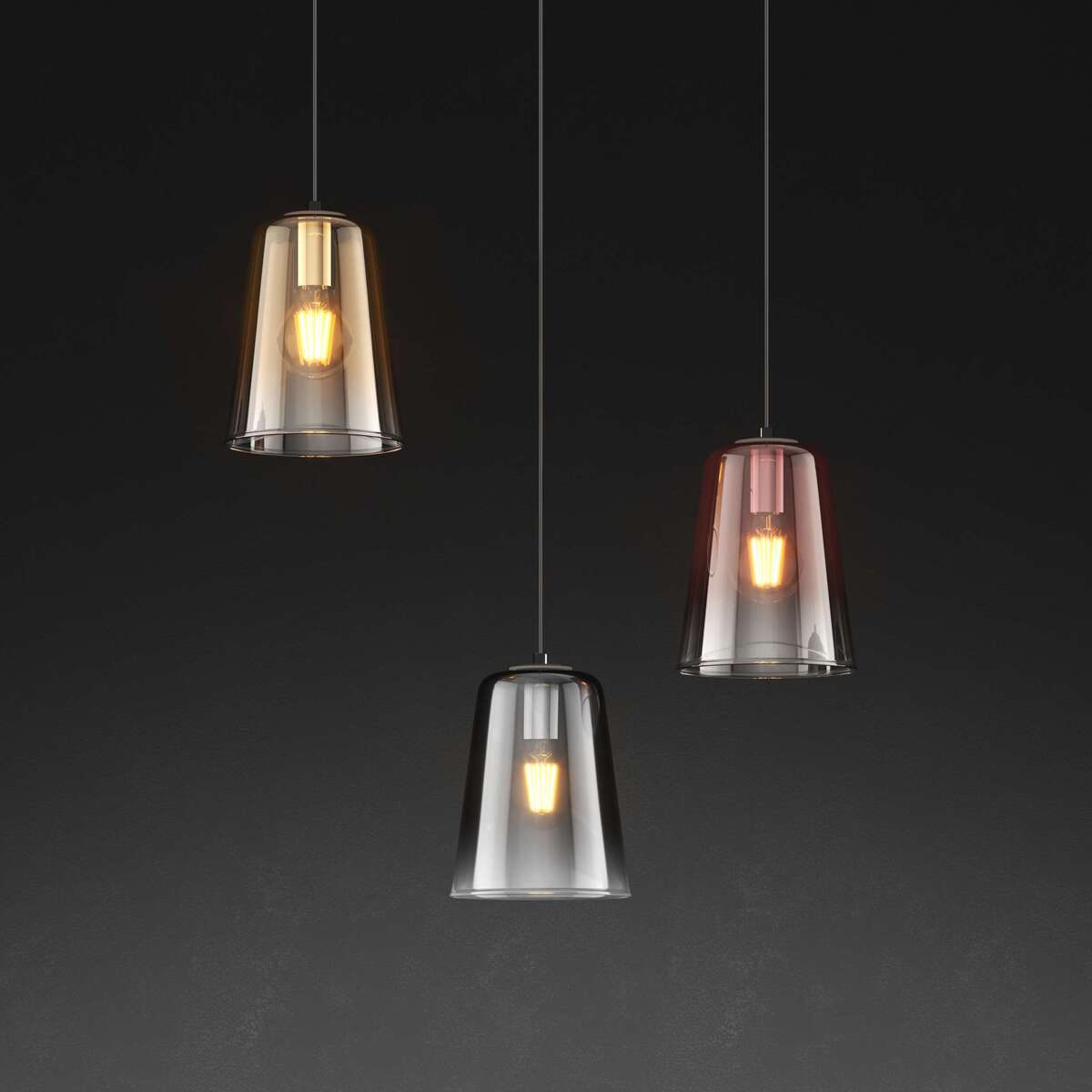 ARTICOLO NON COMPLETO!SOLO KIT MONT. E27 (3 COLORI) CON CAVO CM 250 + VETRO 1164 AMBRA NO ROSONE