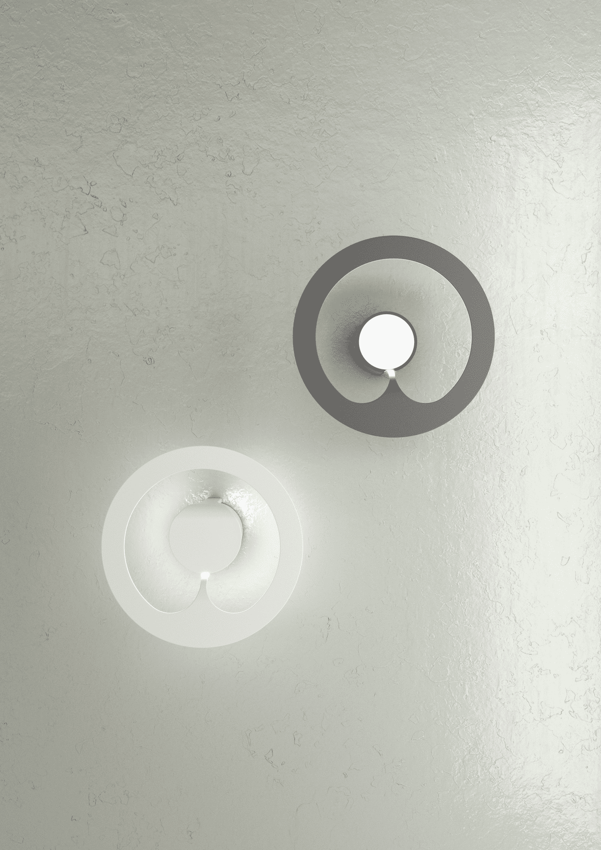 FUEL APPLIQUE/PLAFONIERA 1 LUCE BIANCO