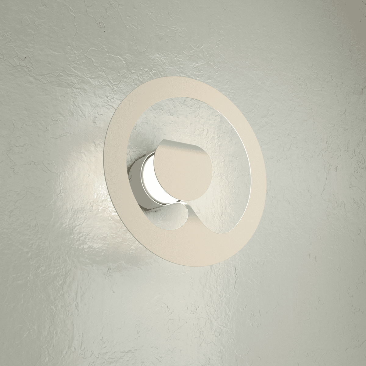 FUEL APPLIQUE/PLAFONIERA 1 LUCE SABBIA