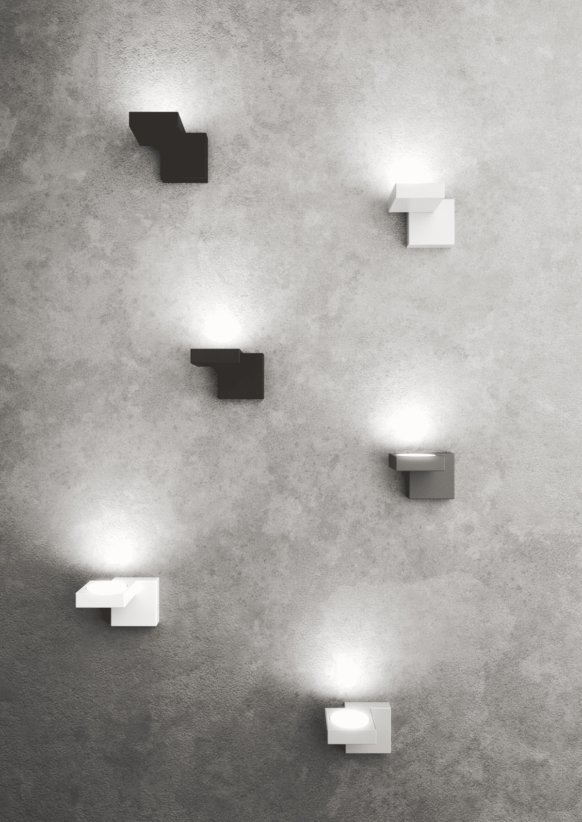 UP APPLIQUE 1 LUCE GRIGIO ANTRACITE